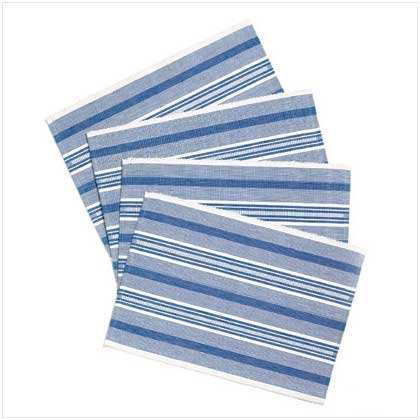 BLUE PLACEMAT SET Retail; $16.95