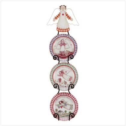 DECORATIVE ANGEL PLATE SET Retail: $29.95