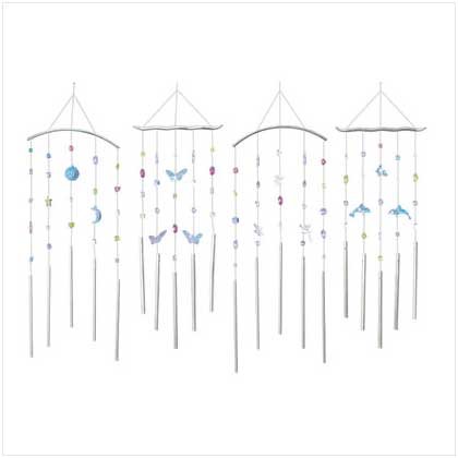 THEMED WINDCHIMES 4 PACK