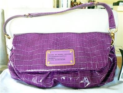 NWT Marc by Marc Jacobs Croc of Q Linda Handbag Clutch