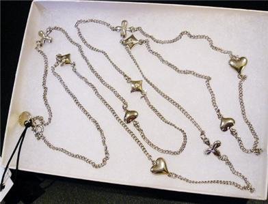 NWT Marc by Marc Jacobs Heart Diamond Long Necklace