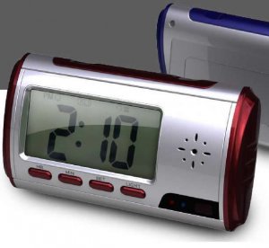 DVR CAMERA CLOCK digital voice record pinhole cam spy i
