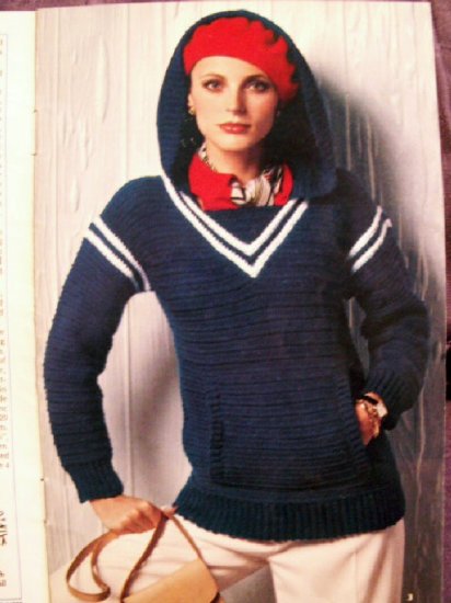 Adult Knit Sweaters Coats & Clark #271 Free Ship
