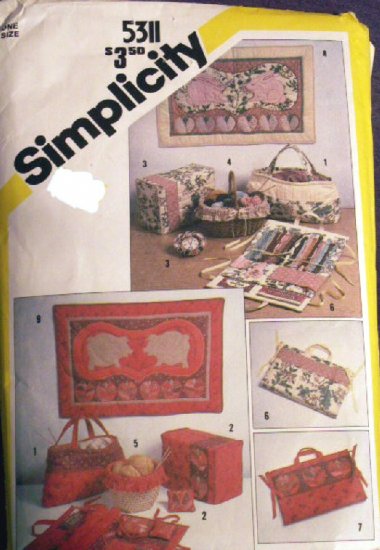 Quilted Bags & Wall Hangings Pattern S 5311 - FREE SHIPPING