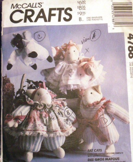 Fat Cats by Faye Wine M 4788 - FREE SHIPPING