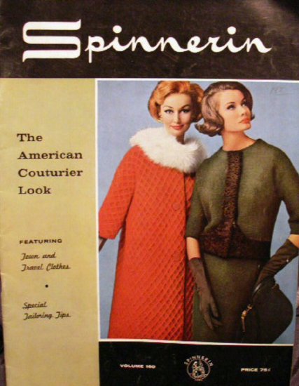 Town & Travel Spinnerin #160 Knit Patterns Book Vintage -FREE SHIP