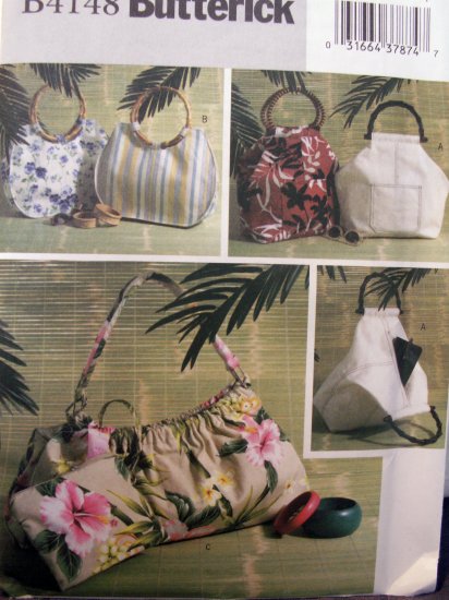 Handbags Pattern B 4148 - FREE SHIPPING