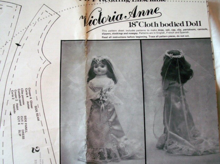 Hazel Pearson Victoria Anne Wedding Ensemble Pattern - FREE SHIPPING
