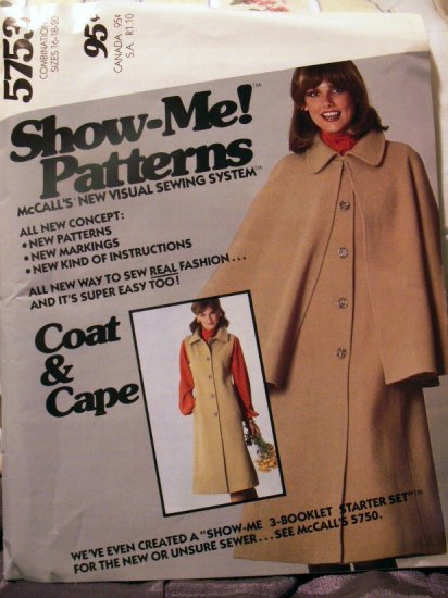 McCall's "Show-Me!" Pattern M5753 - FREE SHIPPING