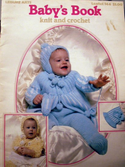 Baby's Book Knit & Crochet VINTAGE Gorgeous Outfits!