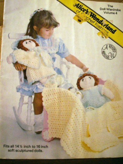 Alice's Wonderland of Crochet Fashions The Doll Wardrobe Volume 4 FREE SHIPPING