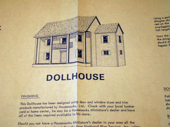 National Plan Service, Inc Doll House Design No. B2038