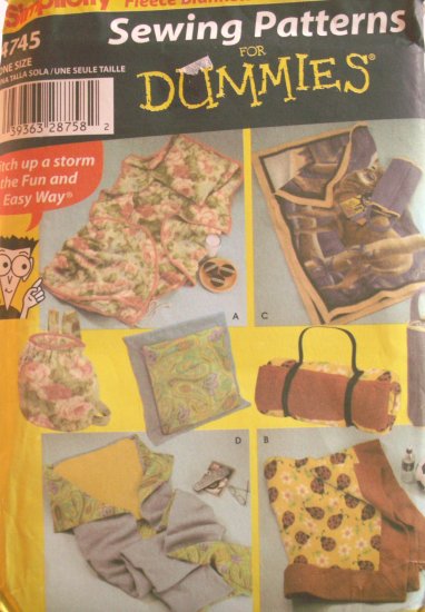 Quilt & Pillow in a Bag Pattern S4745 - FREE SHIPPING