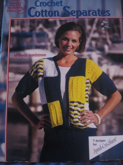 Crochet Cotton Separates - 7 designs for Speed-Cro-Sheen ALWAYS FREE SHIPPING