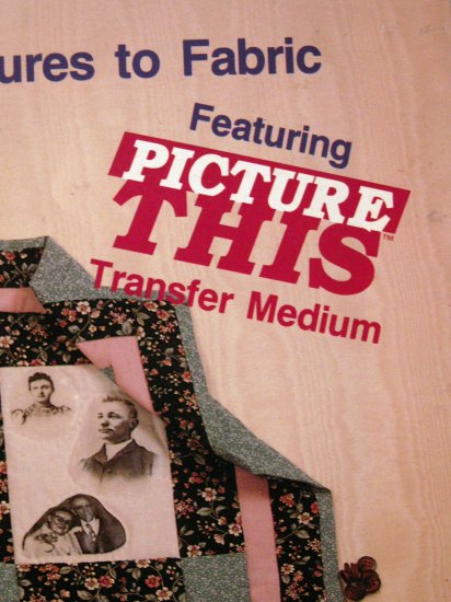 PLAID #8636 Picture This Transfer Photo to Fabric Project Book Hard To Find FREE SHIPPING