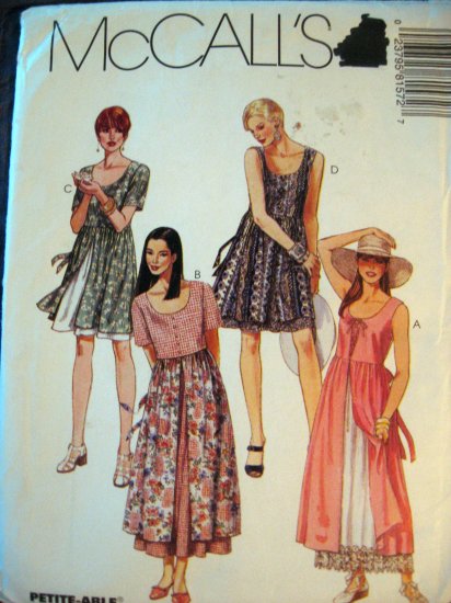 M8157 Summer Dress Misses' In Two Lengths Pattern - FREE SHIPPPING
