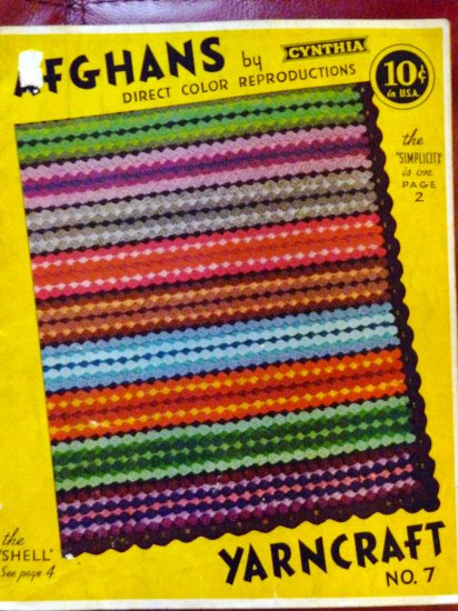 Afghans by Cynthia Yarncraft No. 7 - FREE SHIPPING