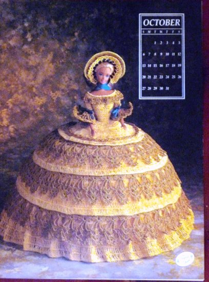 Annie's Calendar Bed Doll Society 1991 Collector's Series October Barbie FREE SHIPPING