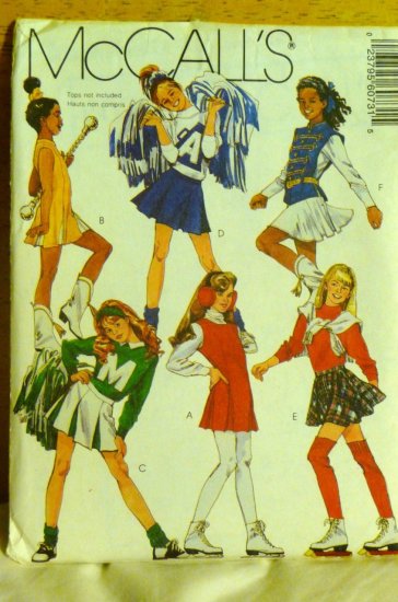 Costume Pattern Majorette, Cheerleaders, Skater Skirt - FREE SHIPPING
