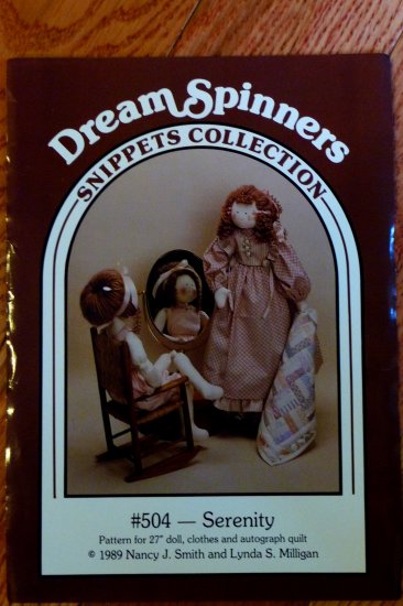 Dream Spinners Doll & Mini Autograph Quilt #504 Serenity FREE SHIPPING