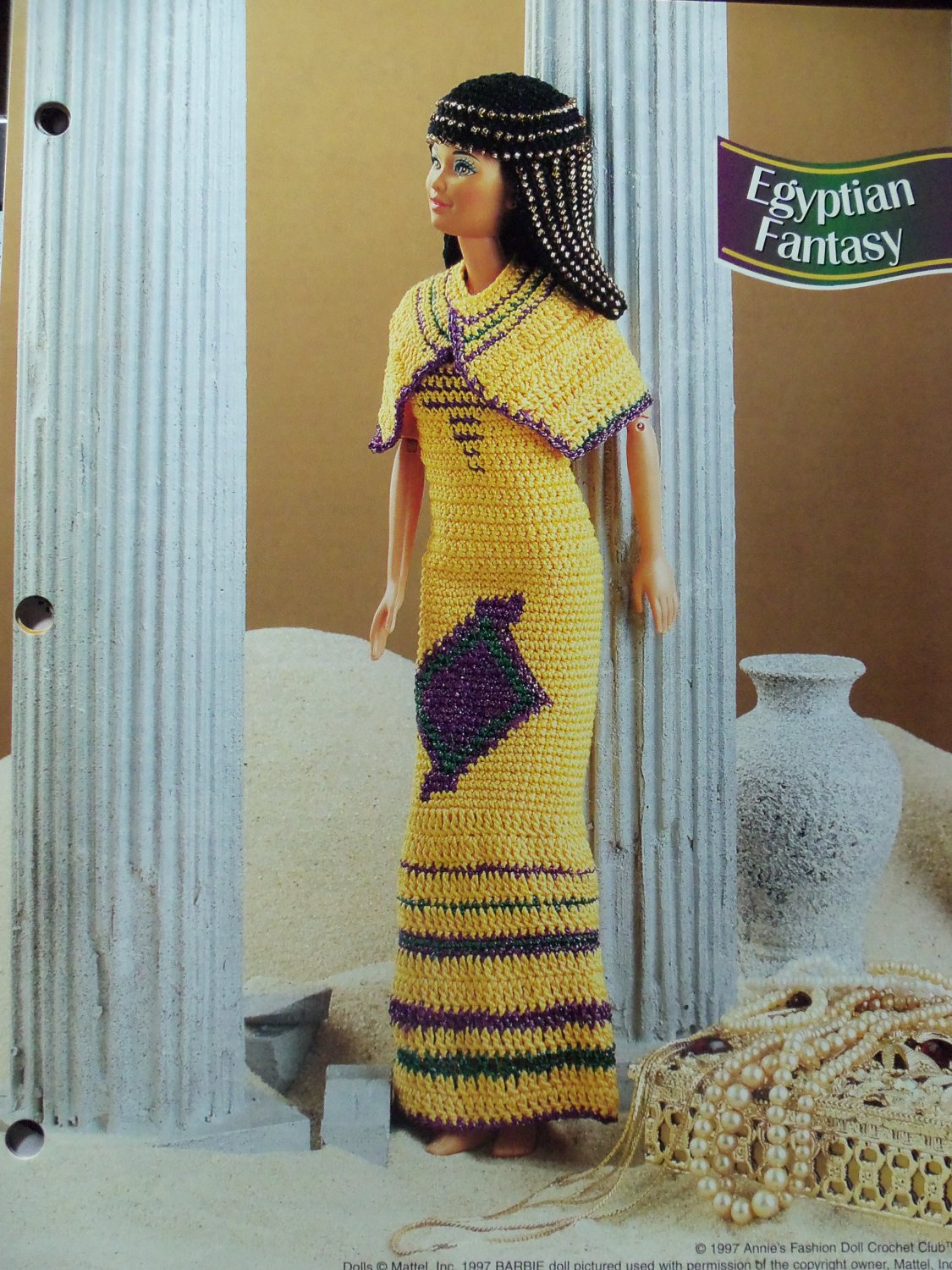 4 Annie's Fashion Doll Crochet Club Patterns - FREE SHIPPING
