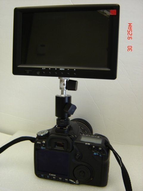 LILLIPUT 7" 669GL-70NP/C-HB VGA HDMI INPUT+ SHOE MOUNT+ BATTERY