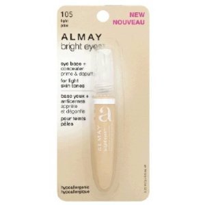 Almay Bright Eyes Eye Base + Concealer, Light 105, 0.22 -OZ Tube