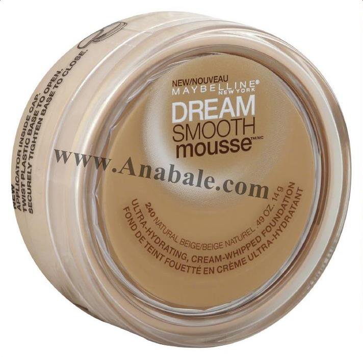 Maybelline New York Dream Smooth Mousse Foundation, 240 Natural Beige, 0.49 Ounce