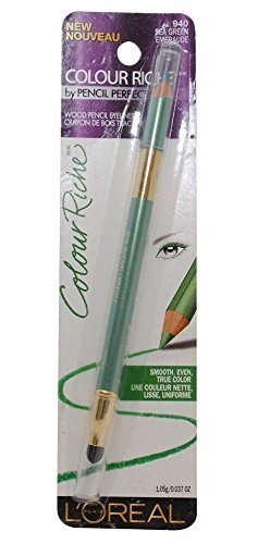 L'Oreal Colour Riche Wood Pencil Eyeliner, Sea Green 940
