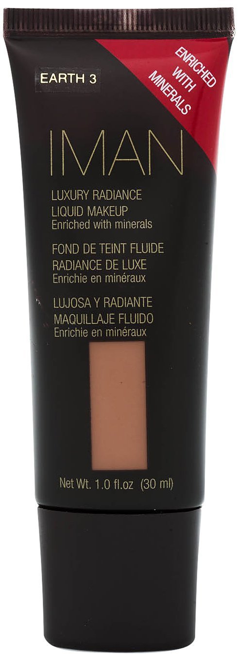 Iman Cosmetics Luxury Radiance Liquid Makeup, Earth 3