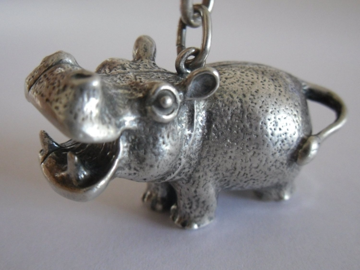 Vintage Silver Hippopotamus Key-chain (SOLD OUT)