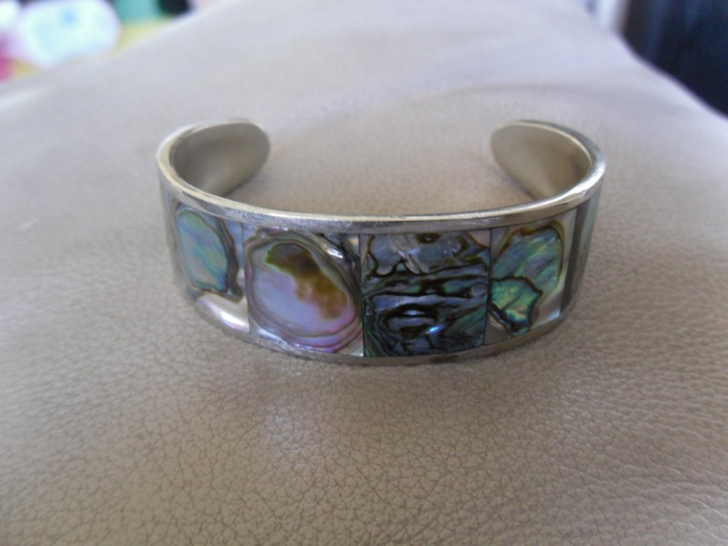 Vintage Mexican Alpaca Silver Cuff