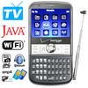 180 Degree Twist Base Design Full QWERTY Keypad WIFI TV Mobile Phone TV500