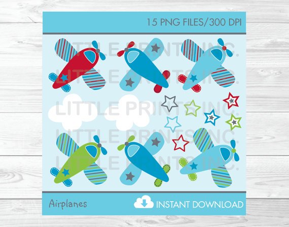 Airplanes Aviator Clipart #A155