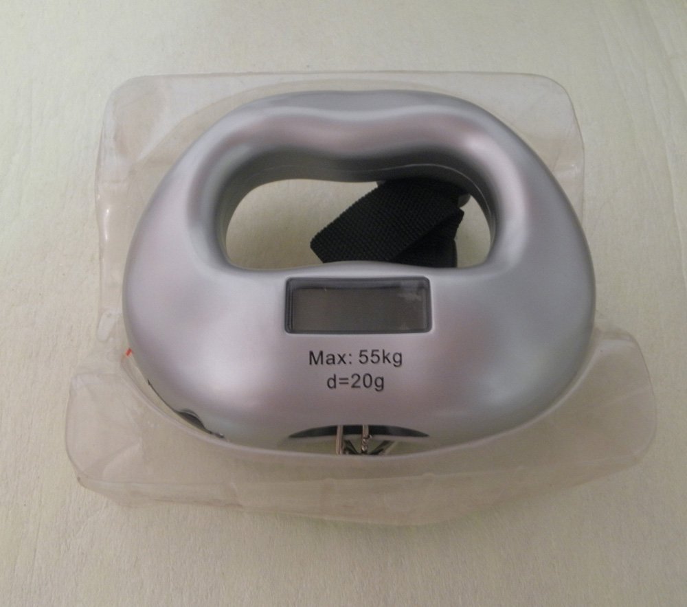 Digital 55kg Weighing Scales Hanging Luggage Travel Scale Free shipping