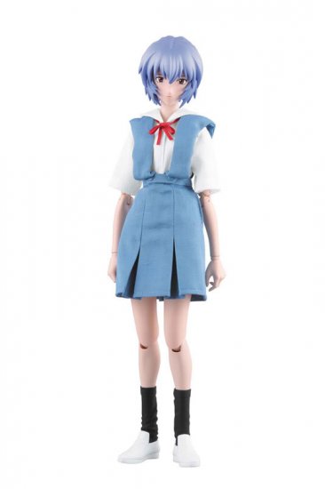 Medicom RAH NGE Rei Ayanami School Uniform Version 12 inch Figure