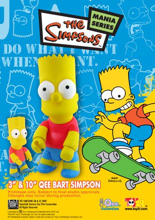 Toy2R Simpsons Bart Simpson 10 Inch Vinyl Figure