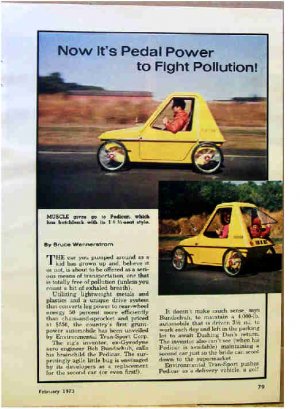 PEDICAR ARTICLE 1973