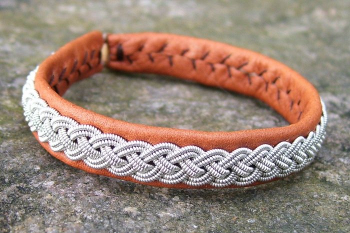 Swedish Lapland Bracelet, Tan, Medium Womens
