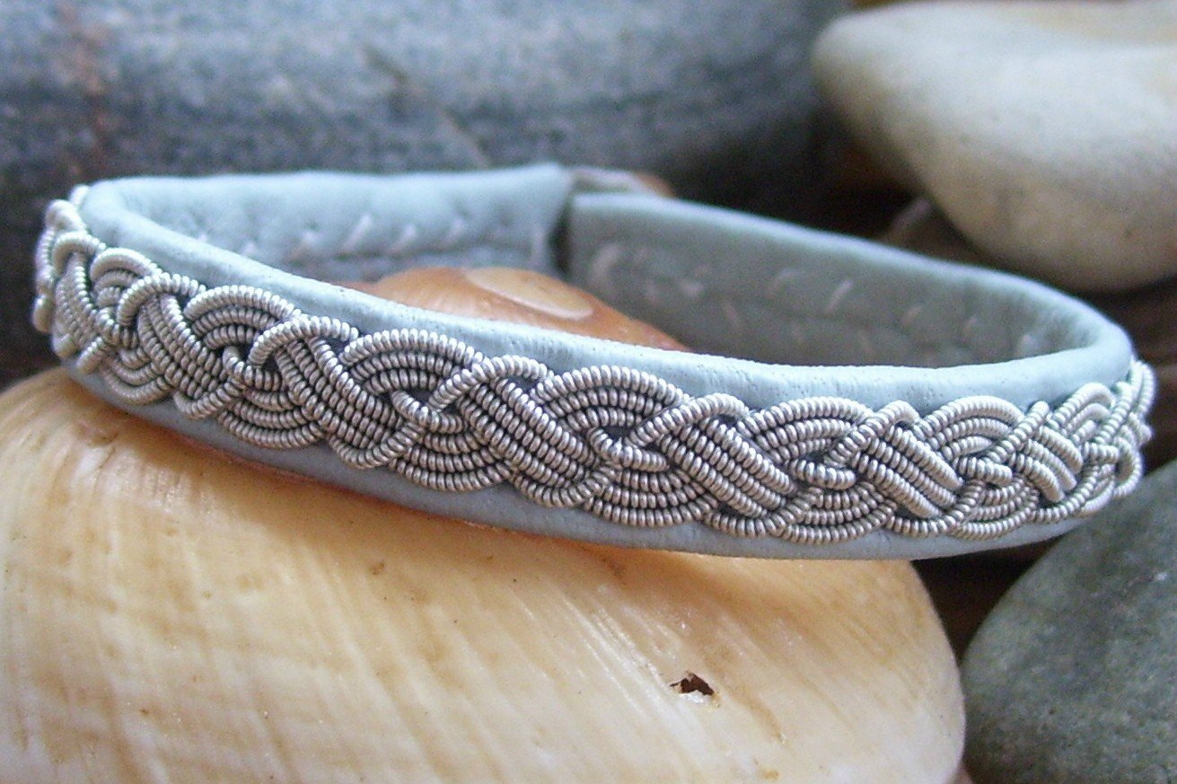 Aqua Blue Swedish Lapland Bracelet