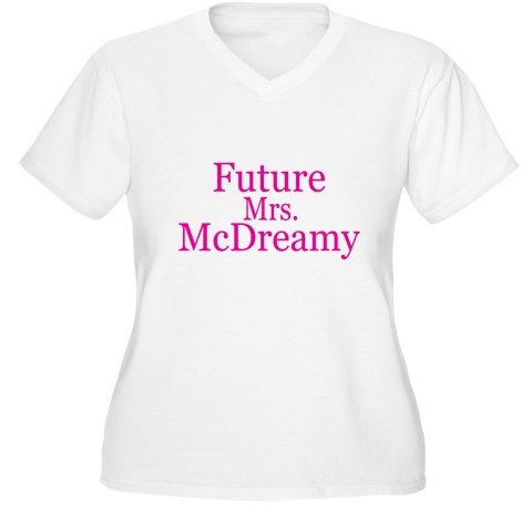 Future Mrs. McDreamy Women's Plus Size V-Neck T-Shirt