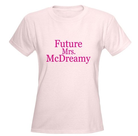 Future Mrs. McDreamy Women's Pink T-Shirt