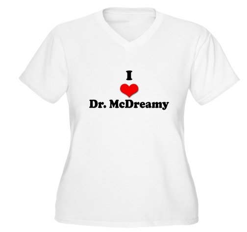 I Heart Dr. McDreamy Women's Plus Size V-Neck T-Shirt