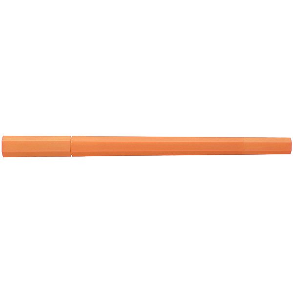 MUJI Japan Double Ended Hybrid Pen HEXAGONA - Orange