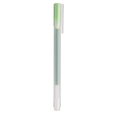 MUJI Japan Gel-Ink Ballpoint Pen 0.38mm - Yellow Green