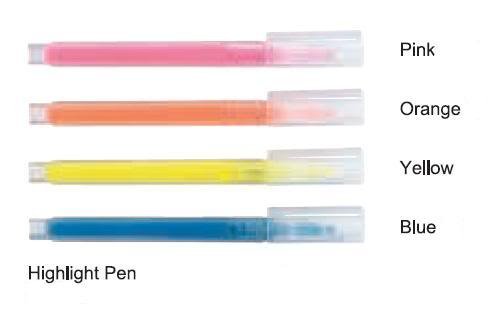 MUJI Japan High Lighter Pen 4 color set