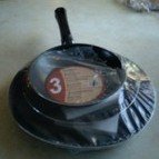 Set of three frying pans