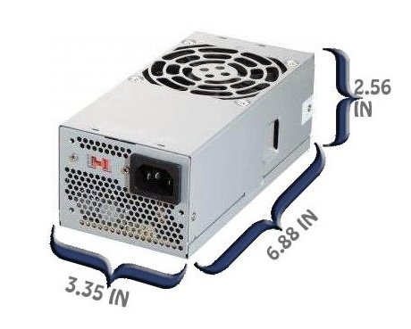 400W TFX Replacement Dell Power Supply for Model: XW605 (0XW605), YX300 (0YX300)