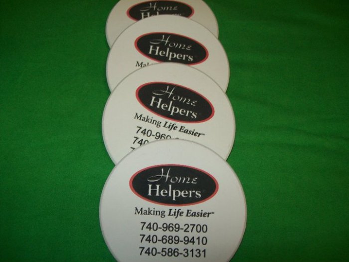 Personalized ceramic coasters