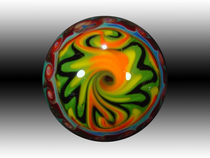 Twisted spiral and Pinwheel Marble